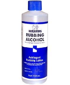 BENJAMINS RUBBING ALCOHOL WITH ISOPROPYL 250ML