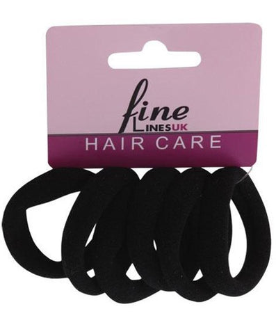 FINE LINES - HAIRCARE 6 PACK PONYTAIL ELASTIC
