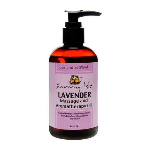 Sunny Isle Lavender Massage & Aromatherapy Oil 236ml