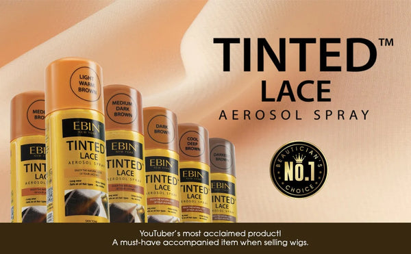 EBIN TINTED LACE AEROSOL SPRAY 180ML BLM HAIR AND BEAUTY