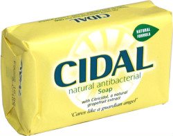 CIDAL NATURAL ANTIBACTERIAL SOAP 125G (TWIN PACK P/D)