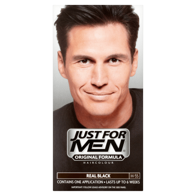 JUST FOR MEN - H55 Hair Colour Natural Real Black Kit