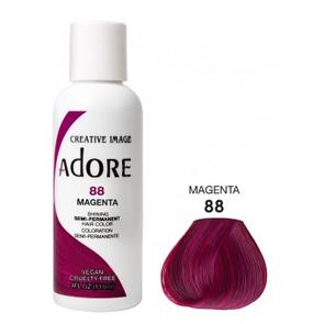 ADORE: SEMI PERMANENT HAIR COLOR DYE – MAGENTA 88 118ML
