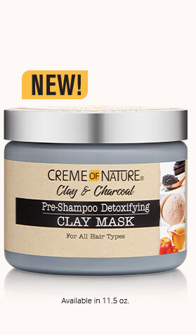 CREME OF NATURE - CLAY & CHARCOAL CLAY MASK 326G