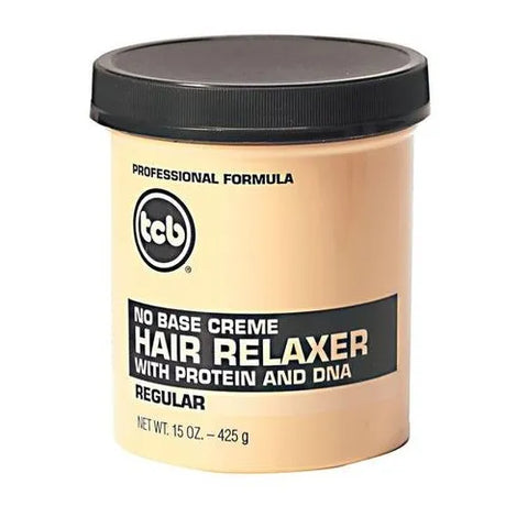 TCB No Base Creme Hair Relaxer  Regular 425g
