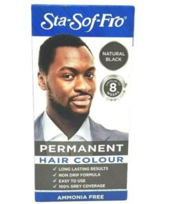 Sta Sof Fro Men Permanent Hair Colour Natural Black Kit
