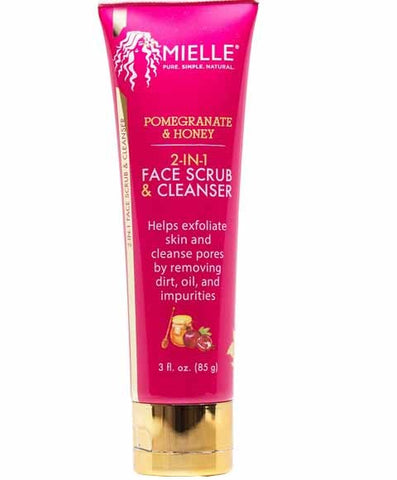 MIELLE POMEGRANATE AND HONEY 2 IN 1 FACE SCRUB AND CLEANSER 85G
