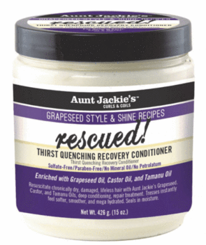 AUNT JACKIE GRAPESEED STYLE RESCUED! THIRST QUENCHING RECOVERY CONDITIONER 15OZ / 434ML