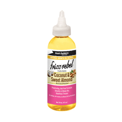 AUNT JACKIES - NATURAL GROWTH OIL BLENDS FRIZZ REBEL COCONUT & SWEE- 4OZ/118ML
