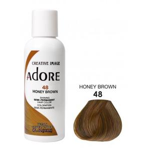 ADORE: SEMI PERMANENT HAIR COLOR DYE – HONEY BROWN 48 118ML