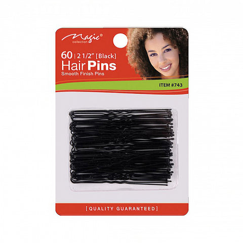MAGIC COLLECTION- 60PCS HAIR PINS WITH BALL TIP 743