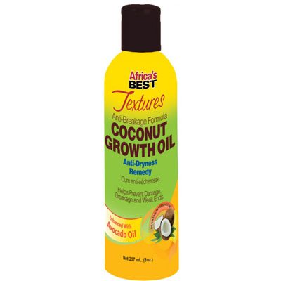 AFRICA’S BEST - TEXTURES COCONUT GROWTH OIL ANTI DRYNESS REMEDY 237ML