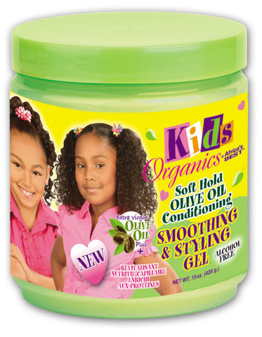 AFRICA BEST - KIDS ORGANICS OLIVE OIL SMOOTHING AND STYLING GEL  424ML
