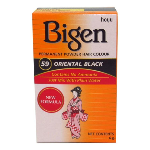 BIGEN - HAIR COLOUR 59 ORIENTAL BLACK 6G