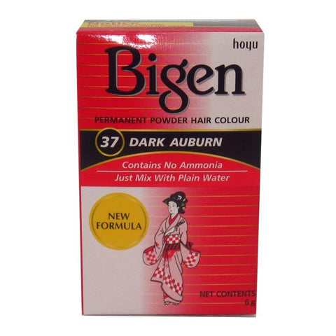 BIGEN  - HAIR COLOUR 37 DARK AUBURN 6G