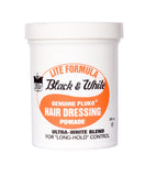 BLACK & WHITE - LITE POMADE 7.5OZ / 200G