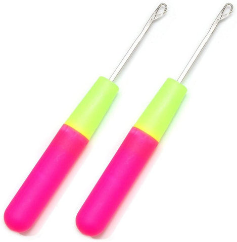 HAIR ORNAMENTS PLASTIC HANDLE LATCH LOOK CROCHET NEEDLE FOR HAIR BRADING