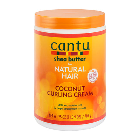 CANTU - SHEA BUTTER NATURAL COCONUT CURLING CREAM JAR 709G