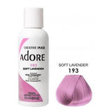 ADORE: SEMI PERMANENT HAIR COLOR DYE – SOFT LAVENDER 193 118ML