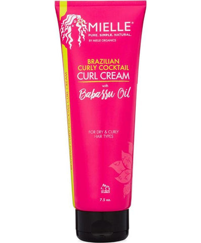 MIELLE BRAZILIAN CURLY COCKTAIL CURL CREAM WITH BABASSU OIL 221G