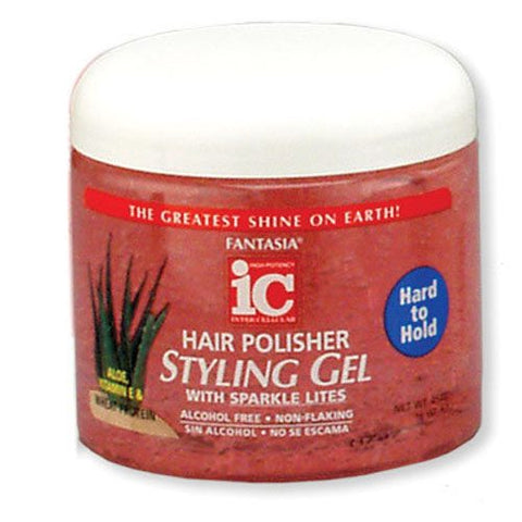 FANTASIA - HAIR POLISHER HARD TO HOLD STYLING GEL JPINK 456G