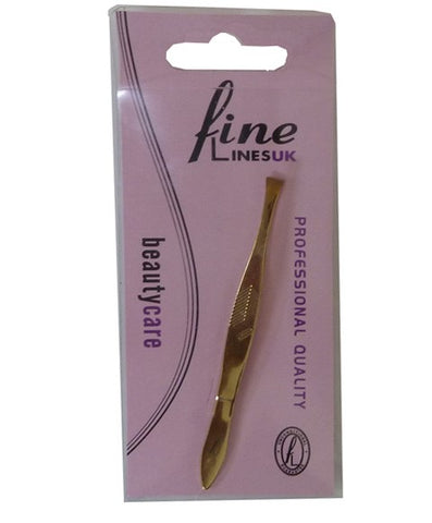 FINE LINES - TWEEZERS GOLD PLATED STEEL