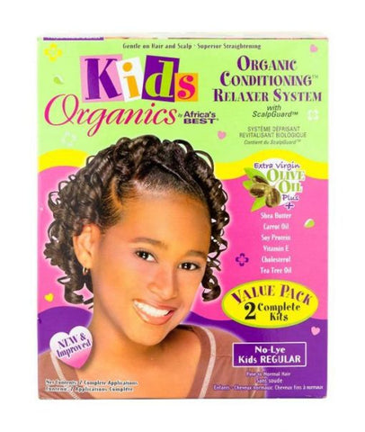 AFRICA BEST - KIDS ORGANICS  RELAXER KIT 2 APPLICATION REGULAR