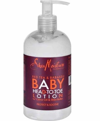 SHEA MOISTURE RAW SHEA CHAMOMILE AND ARGAN OIL BABY HEALING LOTION 384ML