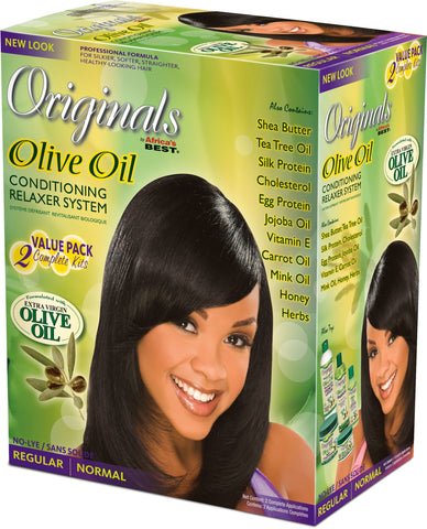 AFRICA BEST - ORGANICS OLIVE OIL KIT REGULAR 2APP