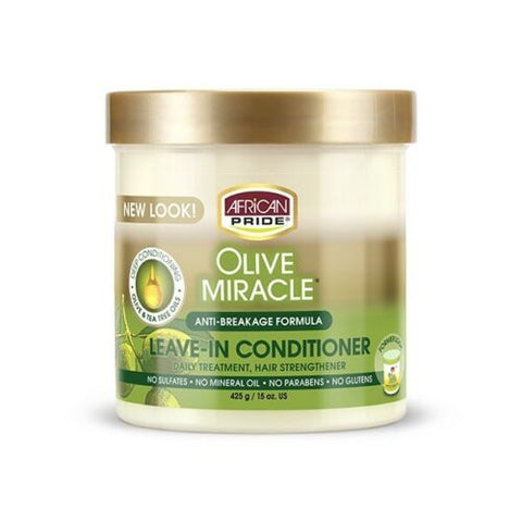 AFRICAN PRIDE - OLIVE MIRACLE LEAVE IN CONDITIONER  425g