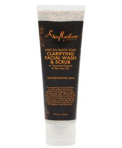 SheaMoisture African Black Soap Clarifying Facial Wash And Scrub 113g