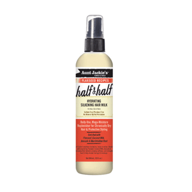 AUNT JACKIES - HALF & HALF HYDRATING SILKENING HAIR MILK - 12OZ /355ML