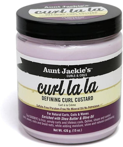 AUNT JACKIES - CURL LA LA DEFINING CURL CUSTARD - 15OZ /426G