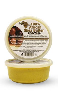 KUZA - 100% AFRICAN SHEA BUTTER CREAMY 227G