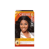CREME OF NATURE - LADIES GEL COLOUR WITH ARGAN OIL 3.00 SOFT BLACK 1 KIT