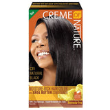 CREME OF NATURE - SHEA BUTTER LIQUID HAIR COLOR C11 NATURAL BLACK 1 KIT