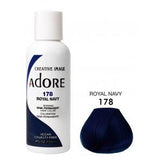 ADORE: SEMI PERMANENT HAIR COLOR DYE – ROYAL NAVY 178 118ML