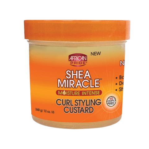 AFRICAN PRIDE - SHEA BUTTER MIRACLE CURL STYLING CUSTARD  340G