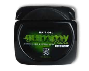 GUMMY HAIR STYLING GEL KERATIN GREEN 700ML