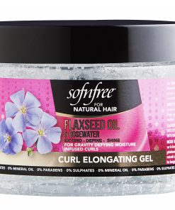 Sof N Free Natural Flaxseed & Rosewater Curl Elongating Gel 325ml