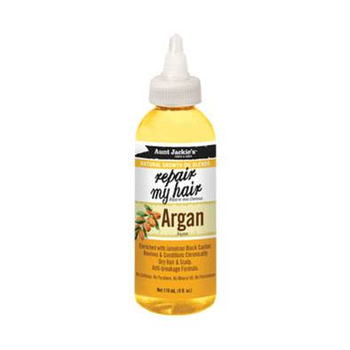 AUNT JACKIES NATURAL GROWTH OIL BLENDS REPAIR MY HAIR ARGAN