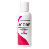 ADORE: SEMI PERMANENT HAIR COLOR DYE – PINK FIRE 80 118ML
