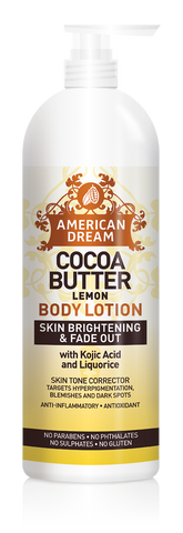 AMERICAN DREAM - COCOA BUTTER LEMON LOTION 475ML