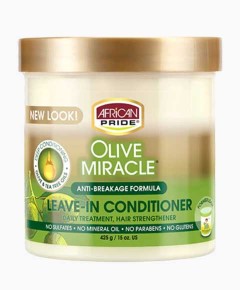 AFRICAN PRIDE - OLIVE MIRACLE ANTI-BREAKAGE LEAVE-IN CONDITIONER 425g