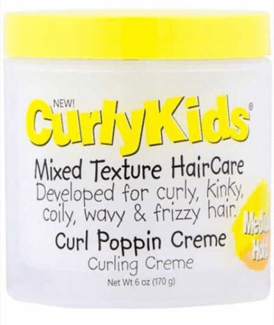 CURLY KIDS CURL POPPIN CREME MEDIUM HOLD 170G