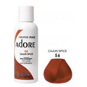 ADORE: SEMI PERMANENT HAIR COLOR DYE –CAJUN SPICE 56 118ML