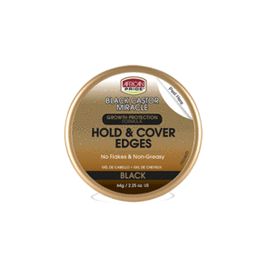 AFRICAN PRIDE BLACK CASTOR MIRACLE HOLD & COVER EDGES 64G