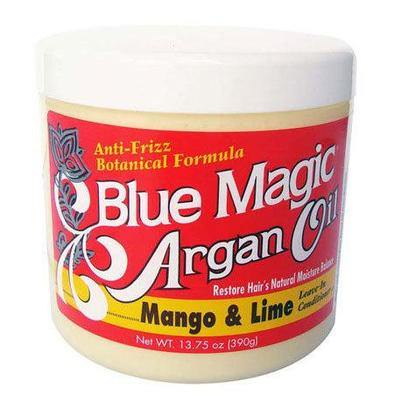 BLUE MAGIC - ARGAN OIL MANGO & LIME LEAVE IN CONDITIONER  390G