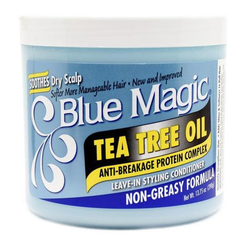 BLUE MAGIC - TEA TREE OIL LEAVE-IN STYLING CONDITIONER 390G