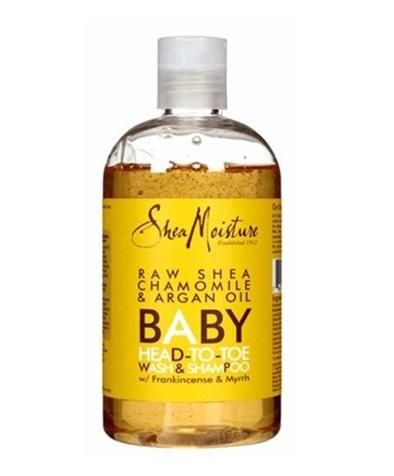 SHEA MOISTURE RAW SHEA CHAMOMILE AND ARGAN OIL BABY HEAD TO TOE WASH AND SHAMPOO 384ML